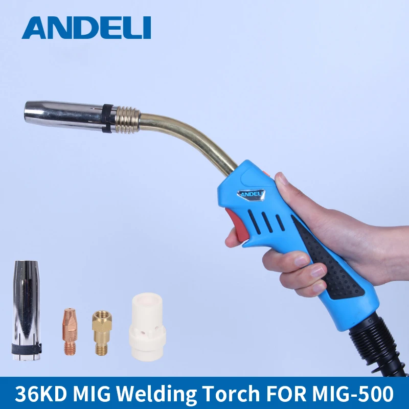 Сварочный пистолет ANDELI 36KD 3 м, сварочный пистолет для MIG сварочного аппарата, сварофонарь MIG
Сварочный пистолет ANDELI 36KD 3 м, сварочный пистолет для MIG сварочного аппарата, сварофонарь MIG