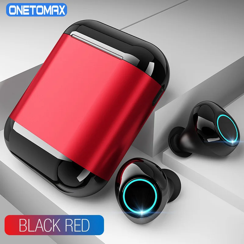 

Беспроводные наушники Bluetooth V5.0, TWS-наушники с 3D стереозвуком, гарнитура с двойным микрофоном и зарядным устройством