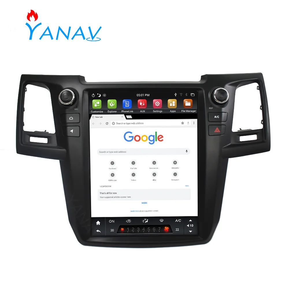 Android 2 DIN Car Radio Stereo Receiver For-Toyota Fortuner Hilux 2008-2015 Auto Video Audio Multimedia Player GPS Navigation
Android 2 DIN Car Radio Stereo Receiver For-Toyota Fortuner Hilux 2008-2015 Auto Video Audio Multimedia Player GPS Navigation