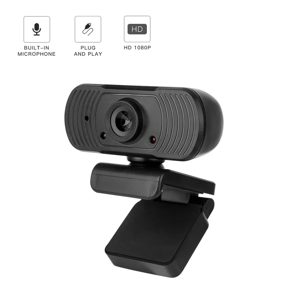 Full HD 1080P USB веб камера с микрофоном широкоформатная видео 1920x1080p Plug n Play для