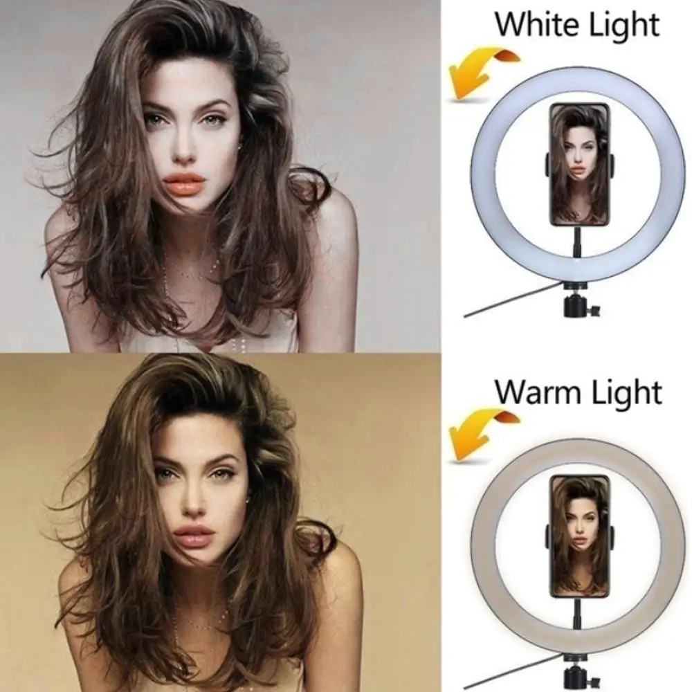 LED Ring Light W/Tripod Photo Sudio Selfie Dimmable Video Light Lamp Universal Stand Photography Ring Fill Light Three-Speed
LED Ring Light W/Tripod Photo Sudio Selfie Dimmable Video Light Lamp Universal Stand Photography Ring Fill Light Three-Speed