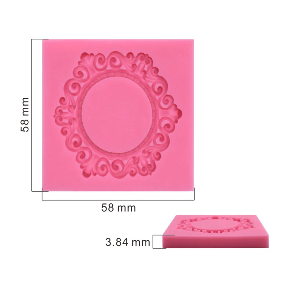 European Retro Lace Frame Border Mould Fondant Silicone Mold Diy Chocolate Decoration Cake Baking Tools
European Retro Lace Frame Border Mould Fondant Silicone Mold Diy Chocolate Decoration Cake Baking Tools