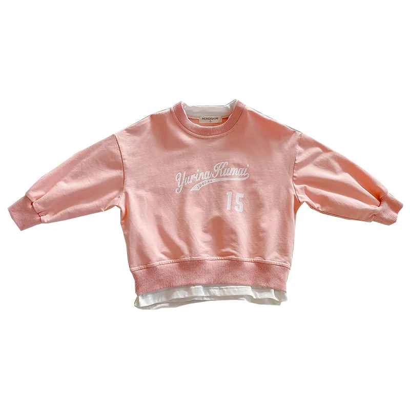 2021 Children's T-shirt Girls Spring Long Sleeve Loose Casual Round Neck Print Letter Top
2021 Children's T-shirt Girls Spring Long Sleeve Loose Casual Round Neck Print Letter Top