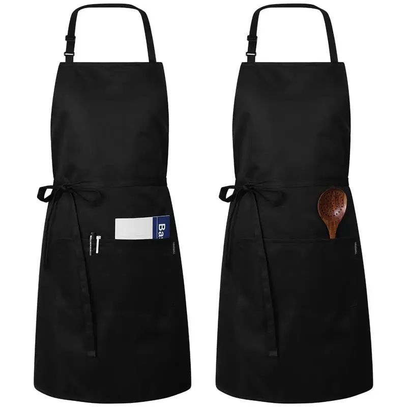 2pcs Adjustable Bib Apron Waterproof Oil-proof Kitchen Apron Professional Chef Cooking Apron for Women Men (Black)
2pcs Adjustable Bib Apron Waterproof Oil-proof Kitchen Apron Professional Chef Cooking Apron for Women Men (Black)