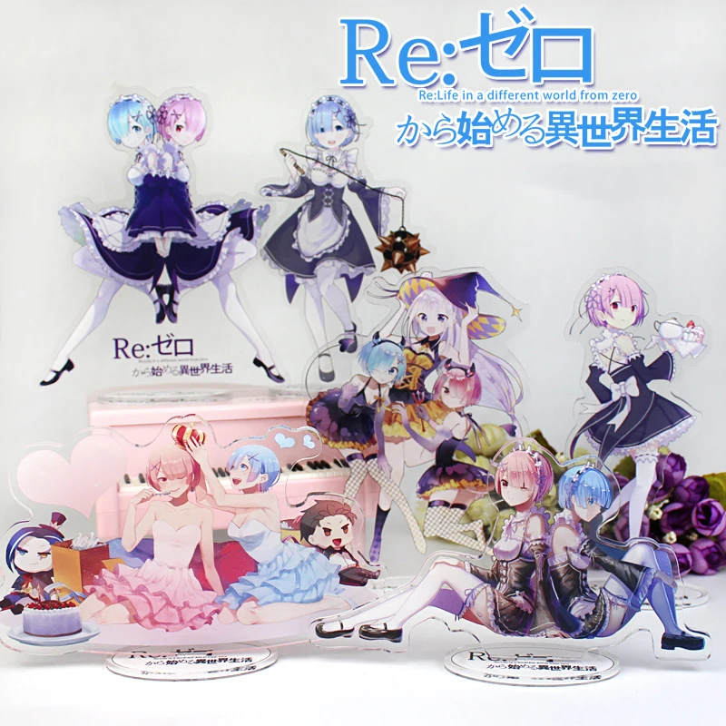 Kawaii Re:Life In A Different World From Zero Figure Acrylic Stands Toys Cute Anime Rem Satella Emilia Room Decor Gift for Girls 
Kawaii Re:Life In A Different World From Zero Figure Acrylic Stands Toys Cute Anime Rem Satella Emilia Room Decor Gift for Girls