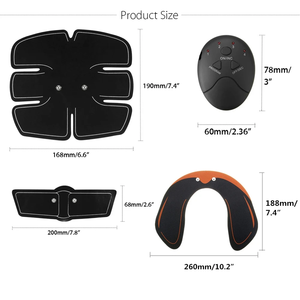 15pcs/Set ABS Abdominal Ultimate Muscle Stimulator Training Gear Hip Trainer Set Exercise Fitness Equipment for Home Gym
15pcs/Set ABS Abdominal Ultimate Muscle Stimulator Training Gear Hip Trainer Set Exercise Fitness Equipment for Home Gym