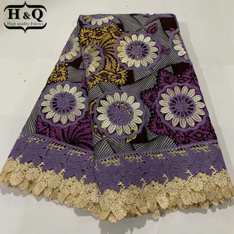 H&Q latest nigerian water soluble lace high quality wax fabric 100% cotton embroidery 6 yards/pcs african batik lace fabric H822
H&Q latest nigerian water soluble lace high quality wax fabric 100% cotton embroidery 6 yards/pcs african batik lace fabric H822