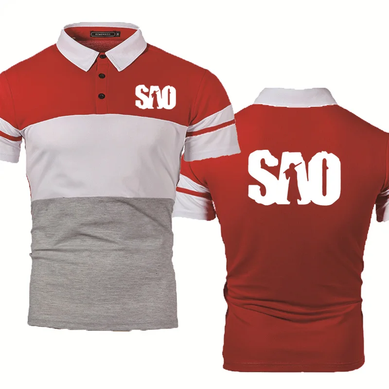 2021NEW Summer Men's short sleeve Anime Sword Art Online SAO printing Mens Short Sleeve Fashion Casual Cotton Men's polo shirt
2021NEW Summer Men's short sleeve Anime Sword Art Online SAO printing Mens Short Sleeve Fashion Casual Cotton Men's polo shirt