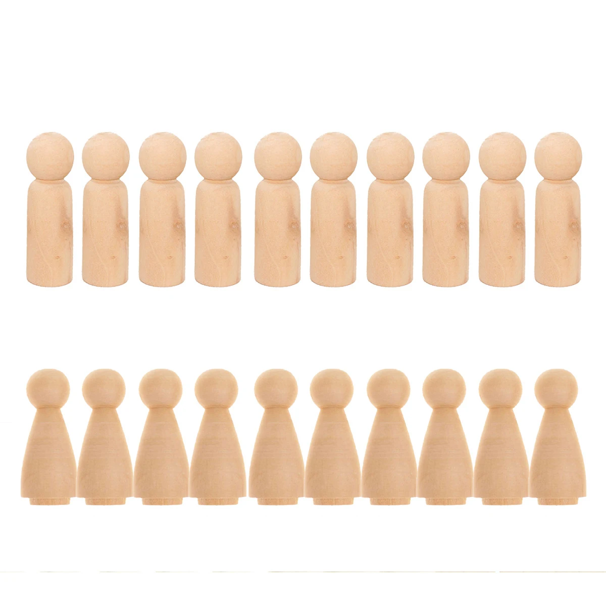 DIY 40 Pack Wooden Doll Peg Baby DIY Color Painting Peg Dolls Unfinished Wood Blank Male & Female Doll Bodies Decoration Toys
DIY 40 Pack Wooden Doll Peg Baby DIY Color Painting Peg Dolls Unfinished Wood Blank Male & Female Doll Bodies Decoration Toys