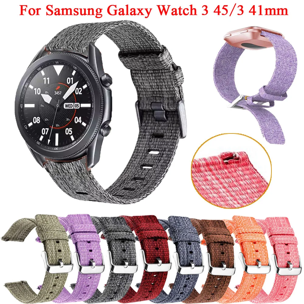 Ремешок нейлоновый для Samsung Galaxy Watch 3 45 мм/46 мм/Gear S3 20 22 мм, браслет для Samsung Galaxy Watch 3 41 мм Active 2 40 42 мм
Ремешок нейлоновый для Samsung Galaxy Watch 3 45 мм/46 мм/Gear S3 20 22 мм, браслет для Samsung Galaxy Watch 3 41 мм Active 2 40 42 мм