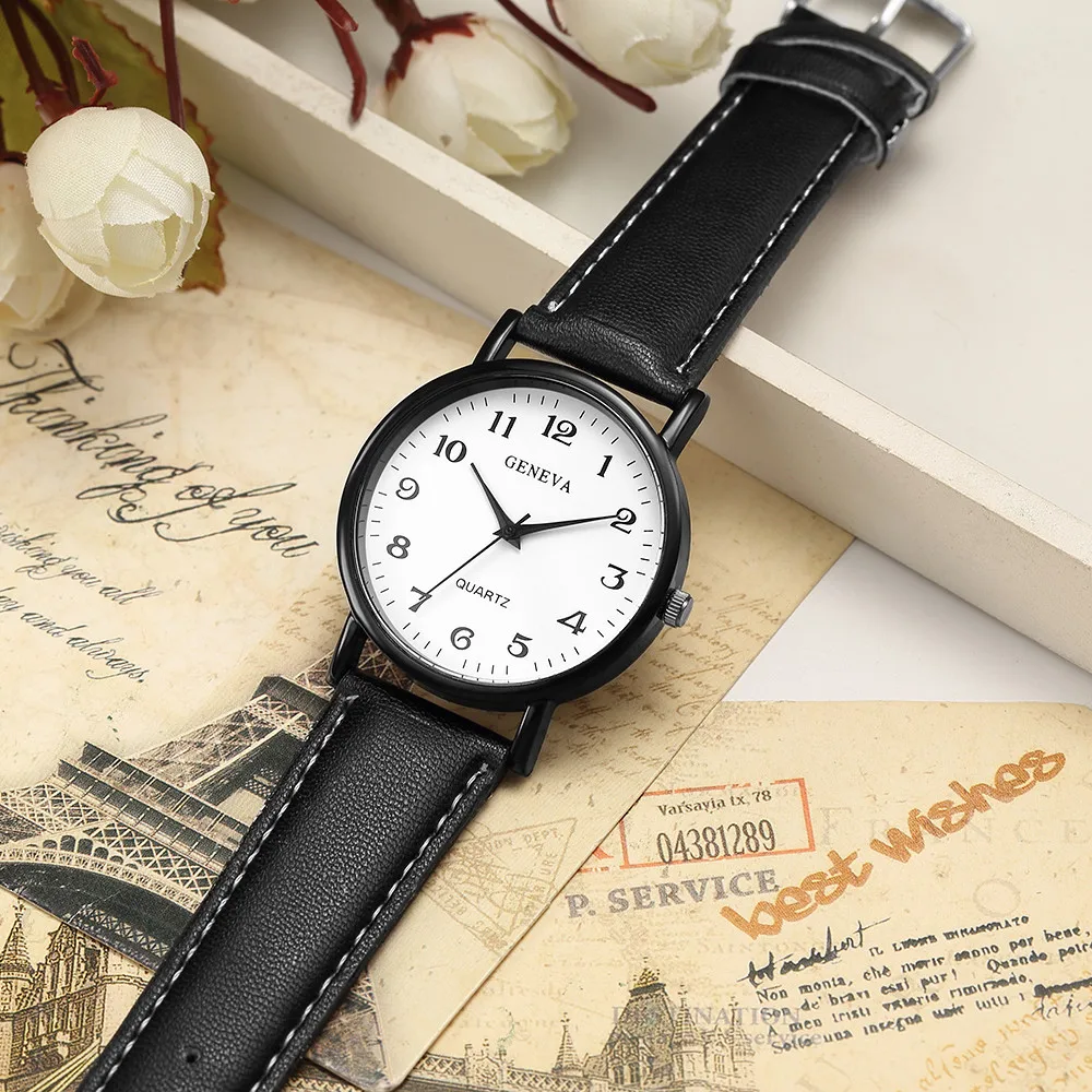 NO.2 Dropshipping Fashion Geneva Watch Women Simple Analog Leather Quartz Wrist Watches Luxury Brand Dress Women Watch Clock &Ff
NO.2 Dropshipping Fashion Geneva Watch Women Simple Analog Leather Quartz Wrist Watches Luxury Brand Dress Women Watch Clock &Ff