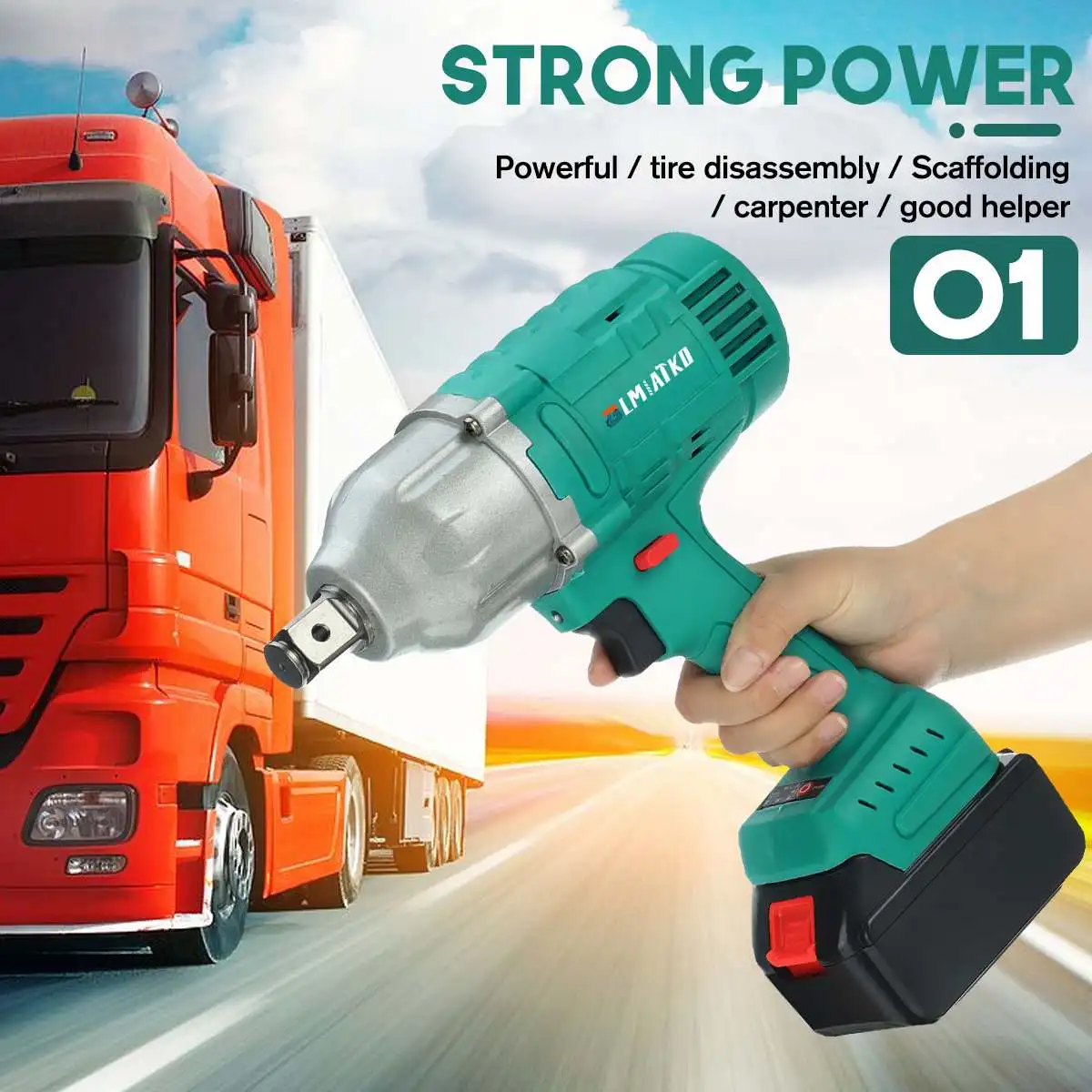 BLMIATKO 388vf 1900NM Brushless Electric Impact Wrench 3/4 inch Cordless Power Tools 19800Amh Li Battery For Makita 18V Battery
BLMIATKO 388vf 1900NM Brushless Electric Impact Wrench 3/4 inch Cordless Power Tools 19800Amh Li Battery For Makita 18V Battery