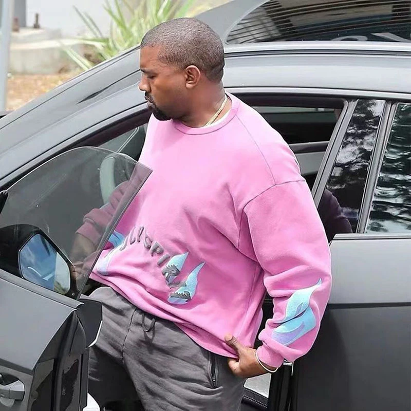 Уличная Толстовка Kanye West Sunday Service Holy Spirit CPFM.XYZ для женщин и мужчин Повседневная Tie dye