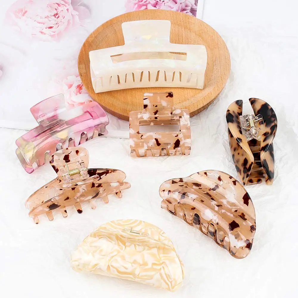 2021 Fashion Geometric Acetate Hair Claws Square Hair Crabs Clip Leopard Grain Hair Clamps For Women Hair Accessories Headwear
2021 Fashion Geometric Acetate Hair Claws Square Hair Crabs Clip Leopard Grain Hair Clamps For Women Hair Accessories Headwear