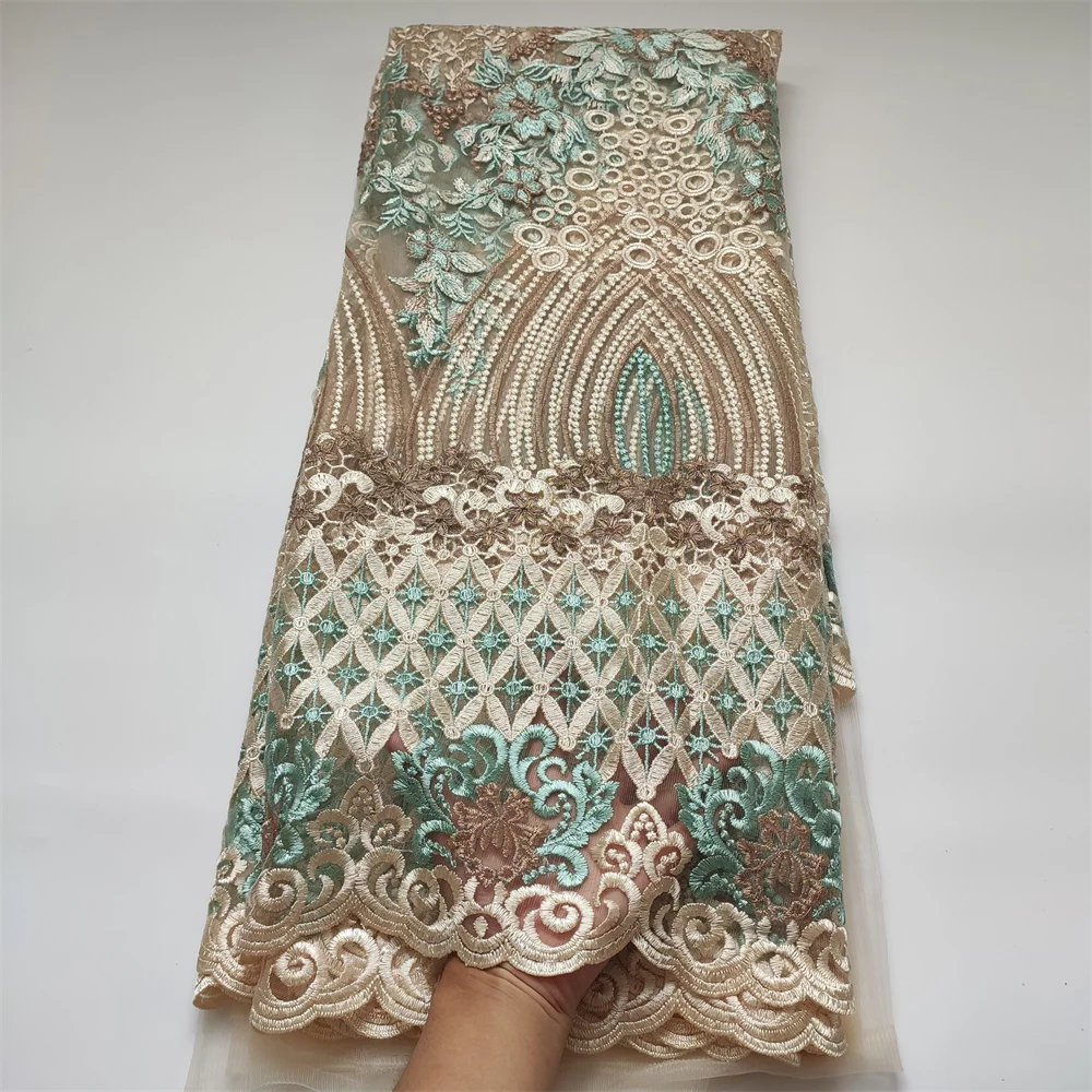 French Lace Fabrics 5Yards/Lot Embroidery Net Lace Fabric For Dress Latest Style Nigerian Lace Fabric qpaWH0934
French Lace Fabrics 5Yards/Lot Embroidery Net Lace Fabric For Dress Latest Style Nigerian Lace Fabric qpaWH0934