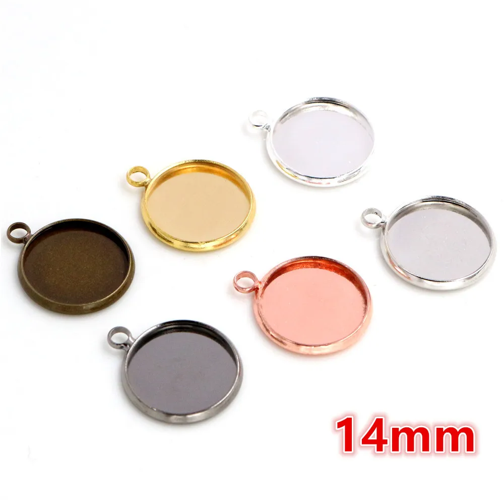 14mm 20pcs Brass Material 6 Colors Plated Cameo Setting Base Cabochon Setting Connector High Quality
14mm 20pcs Brass Material 6 Colors Plated Cameo Setting Base Cabochon Setting Connector High Quality