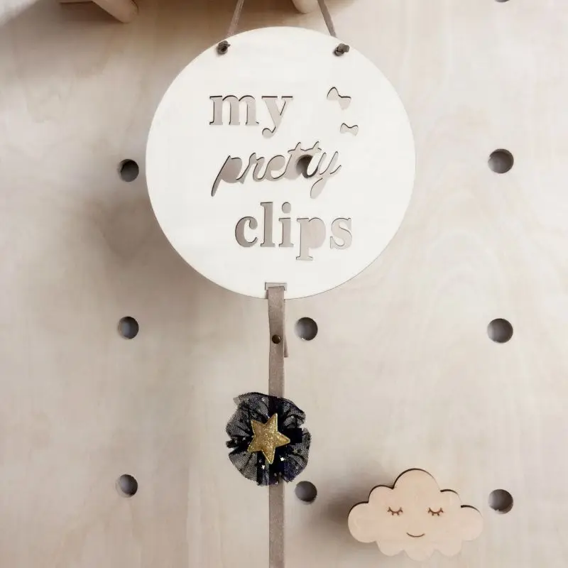 DIY многофункциональная декоративная подвеска для хранения заколка волос малышей
