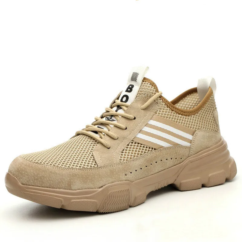 Labor protection shoes breathable lightweight safety shoes anti smash anti puncture steel Baotou wear resistant work shoes
Labor protection shoes breathable lightweight safety shoes anti smash anti puncture steel Baotou wear resistant work shoes