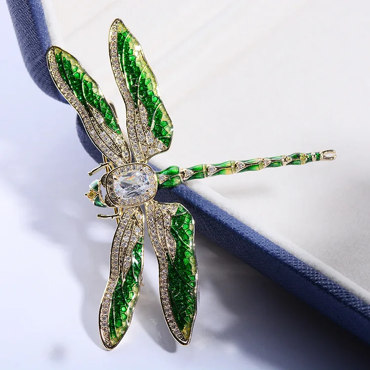 Elegant Enamel Brooch Cyan Dragonfly Zicon Pin for Women Clothes Scarf Buckle Garment Accessories Insect Jewelry Brooches Gifts
Elegant Enamel Brooch Cyan Dragonfly Zicon Pin for Women Clothes Scarf Buckle Garment Accessories Insect Jewelry Brooches Gifts
