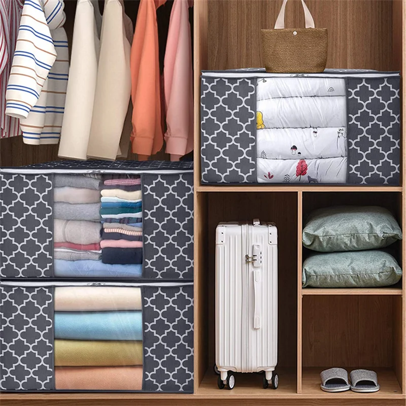 Portable Non-Woven Storage Bag Multifunctional Clothes Quilt Pillow Zipper Organizer Household Wardrobe Finishing Supplies Tools
Portable Non-Woven Storage Bag Multifunctional Clothes Quilt Pillow Zipper Organizer Household Wardrobe Finishing Supplies Tools