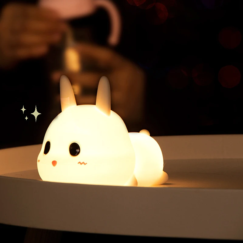 Cute LED Night Light Soft Silicone Touch Sensor Night Light Night Light for Children Kids Bedroom Cartoon Bedside Atmosphere
Cute LED Night Light Soft Silicone Touch Sensor Night Light Night Light for Children Kids Bedroom Cartoon Bedside Atmosphere