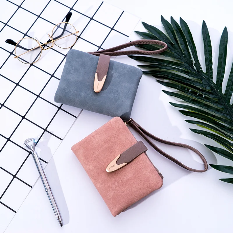 New style wallet retro casual buckle ladies fashion wallet short wallet coin purse card holder cute wallet designer wallet
New style wallet retro casual buckle ladies fashion wallet short wallet coin purse card holder cute wallet designer wallet