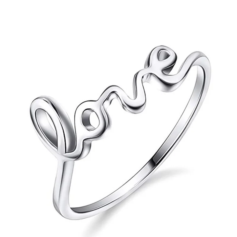 MFY Exquisite And Small "LOVE "Letters Rings For Women Engagement Jewelry Party Wedding Hand Famle Ring Accessories Size 6-10
MFY Exquisite And Small "LOVE "Letters Rings For Women Engagement Jewelry Party Wedding Hand Famle Ring Accessories Size 6-10