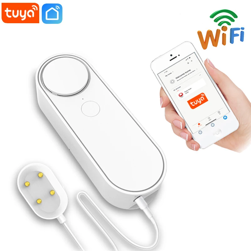 Tuya Home Alarm Water Leakage Alarm Independent WIFI Water Leak Sensor Detector Flood Alert Overflow Security Alarm System
Tuya Home Alarm Water Leakage Alarm Independent WIFI Water Leak Sensor Detector Flood Alert Overflow Security Alarm System