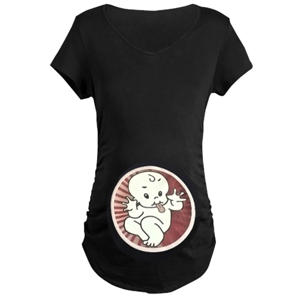 Women Maternity T Shirt Women Summer Casual Cute Baby Cartoon Print O-neck Short Sleeve Pregnancy Mama Shirts Pregnant Tops
Women Maternity T Shirt Women Summer Casual Cute Baby Cartoon Print O-neck Short Sleeve Pregnancy Mama Shirts Pregnant Tops