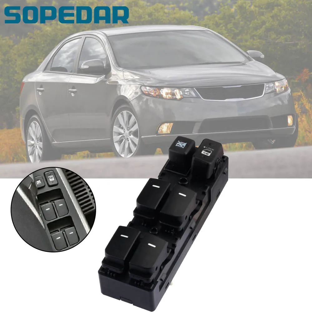 Electric Power Window Master Control Switch for Hyundai KIA FORTE Cerato 2010 2011 2012 93570-1X000 935701X000 Accessories 
Electric Power Window Master Control Switch for Hyundai KIA FORTE Cerato 2010 2011 2012 93570-1X000 935701X000 Accessories