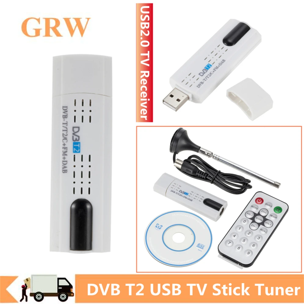 Grwibeou цифровая антенна USB 2 0 HD ТВ дистанционного тюнер Регистраторы & приемник для