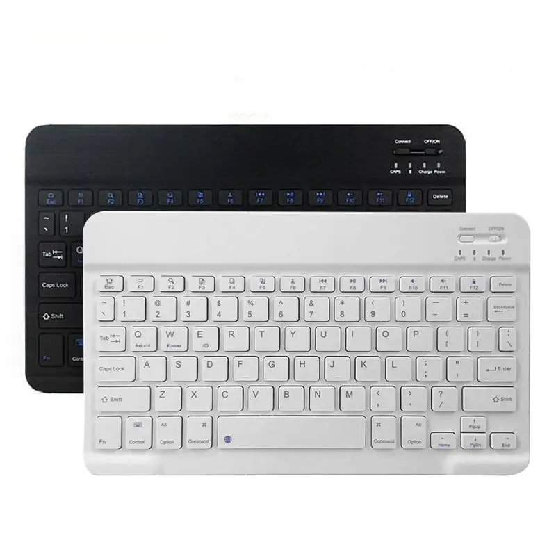 7/10 дюймовая Мини Bluetooth-совместимая клавиатура для Ipad телефона планшета резиновые