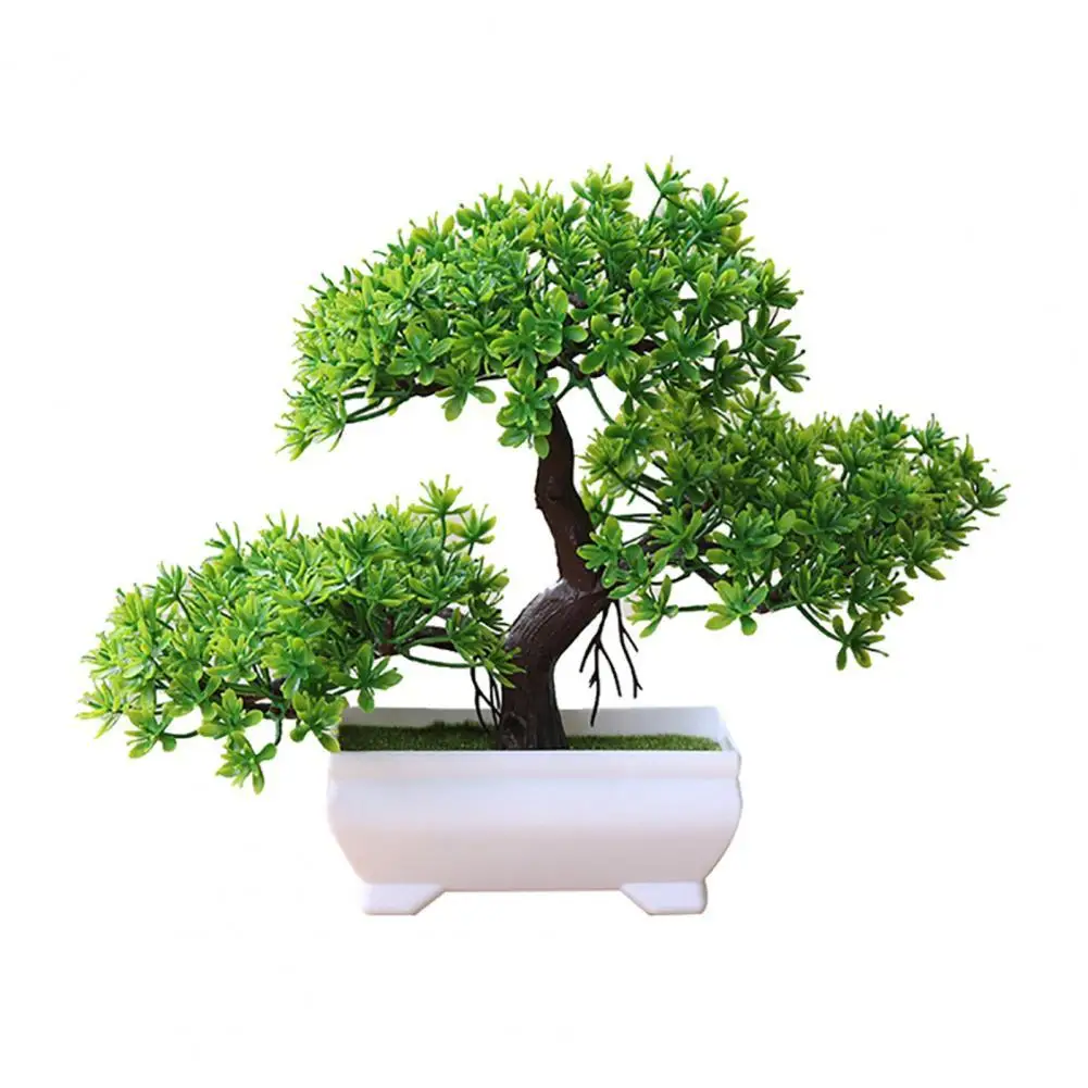 Artificial Plants Potted Green Small Tree Bonsai Natural Realistic Plastic Welcoming Pine Bonsai for Wedding Home Garden Decor
Artificial Plants Potted Green Small Tree Bonsai Natural Realistic Plastic Welcoming Pine Bonsai for Wedding Home Garden Decor