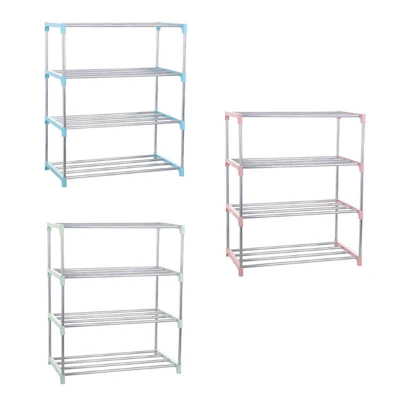 2pcs/set Stainless Steel Storage Shelf Four-layer Simple DIY Assembly Shoe Rack
2pcs/set Stainless Steel Storage Shelf Four-layer Simple DIY Assembly Shoe Rack
