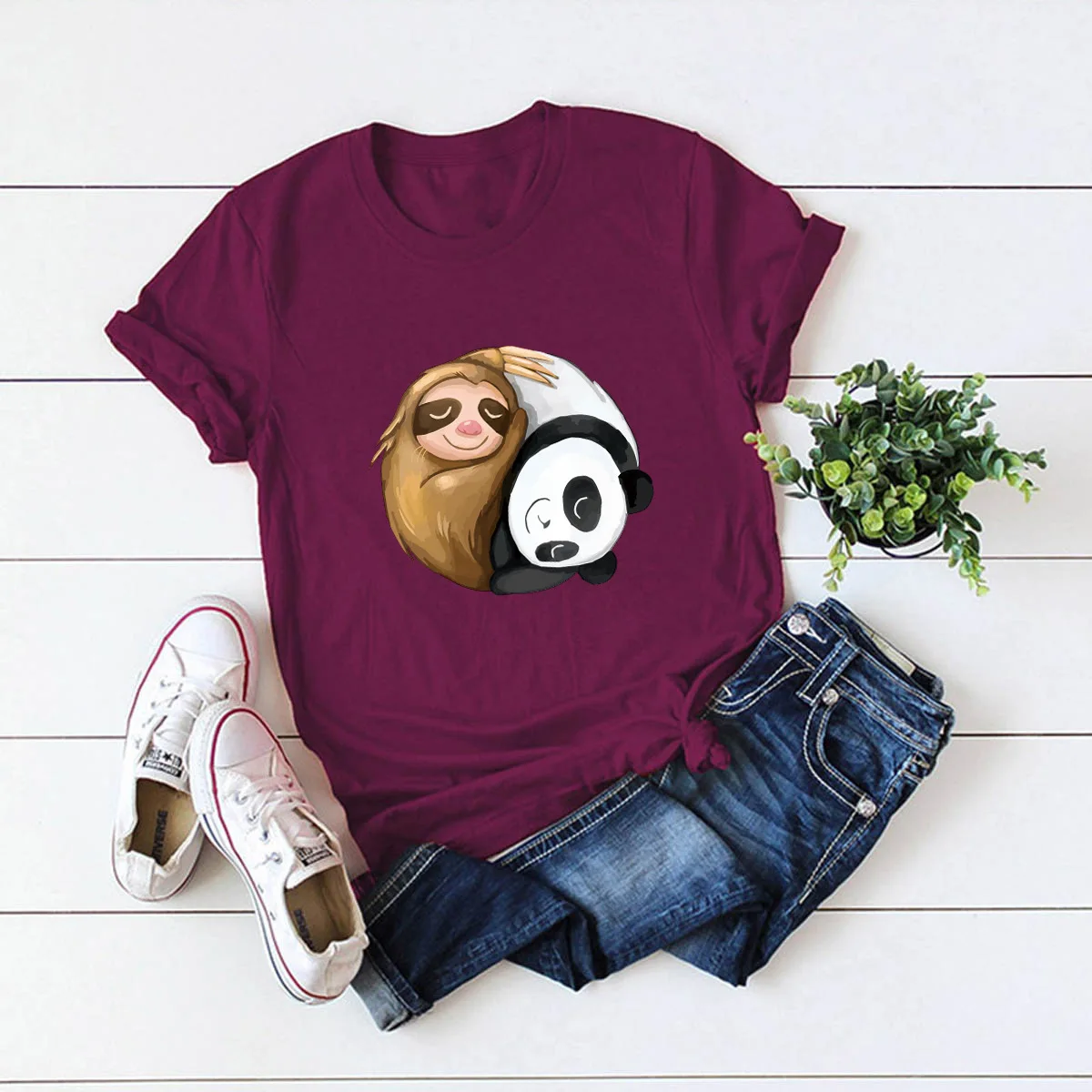 S-5XL Women's T-shirts Cartoon Print Harajuku Female Shirts Top Clothes Plus Size Women Cotton T-shirt Camiseta Mujer
S-5XL Women's T-shirts Cartoon Print Harajuku Female Shirts Top Clothes Plus Size Women Cotton T-shirt Camiseta Mujer