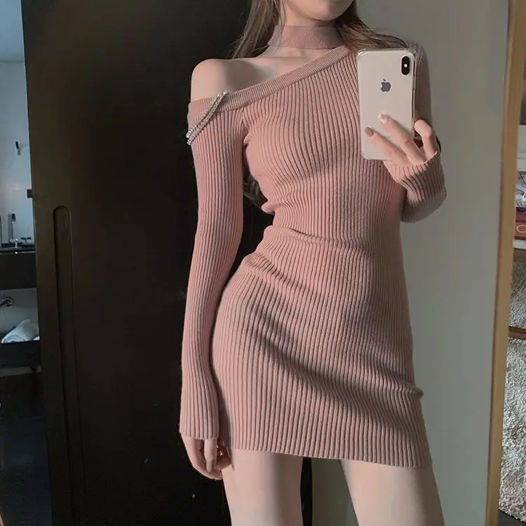 Women Dress New Sexy One Shoulder Bodycon Party Dresses High Waist Dresses Elegant Women Casual dresses for women 2022 y2k
Women Dress New Sexy One Shoulder Bodycon Party Dresses High Waist Dresses Elegant Women Casual dresses for women 2022 y2k