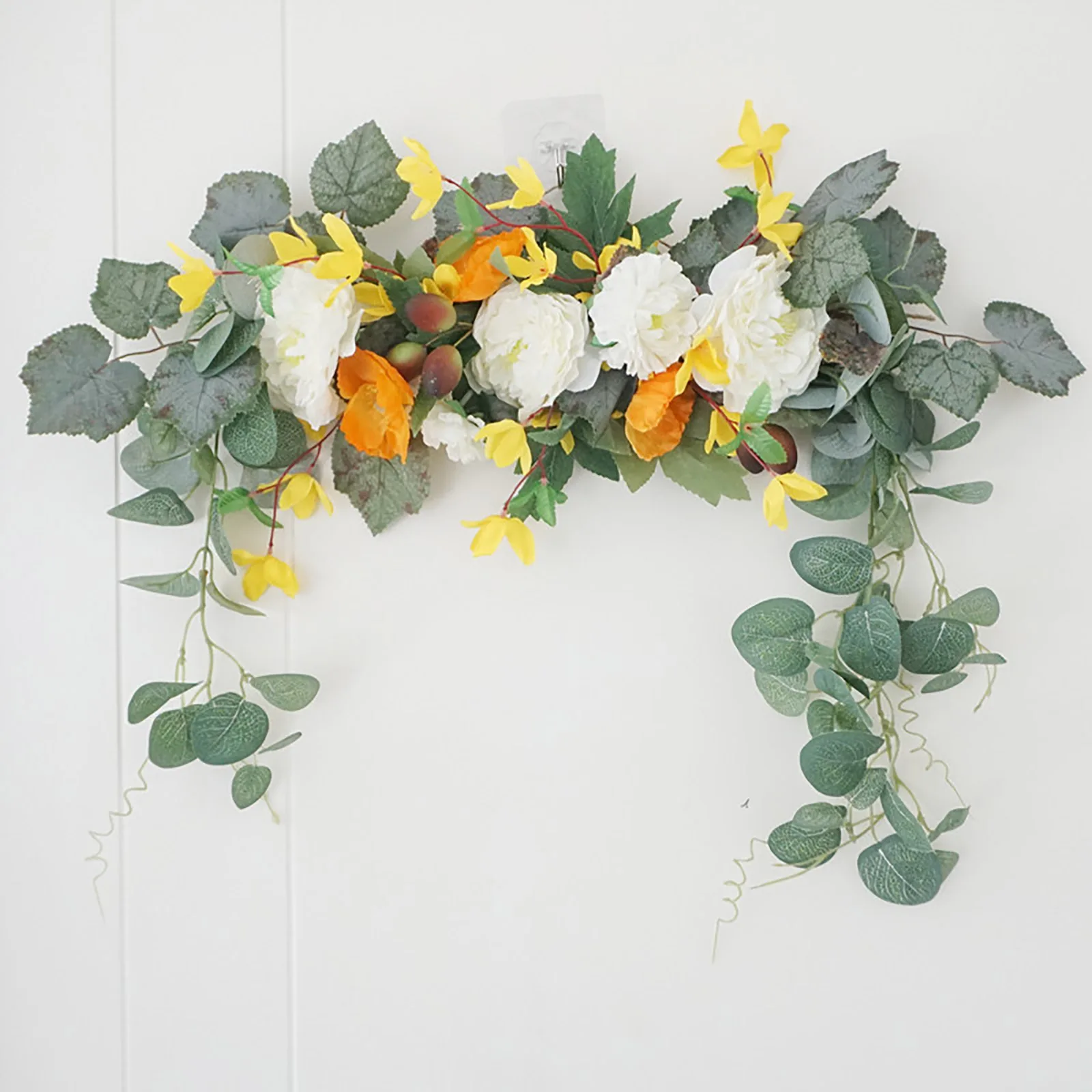 Handmade Floral Garland Imitation Door Lintel Flower Swag Wreath Simulation Home Decor Wall Hanging
Handmade Floral Garland Imitation Door Lintel Flower Swag Wreath Simulation Home Decor Wall Hanging