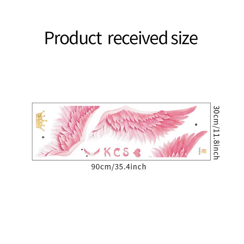 Nordic Pink Angel Wings Crown Wall Stickers Girl's Room Home Decoration Removable Wall Decals Living Room Bedroom Mural Sticker
Nordic Pink Angel Wings Crown Wall Stickers Girl's Room Home Decoration Removable Wall Decals Living Room Bedroom Mural Sticker