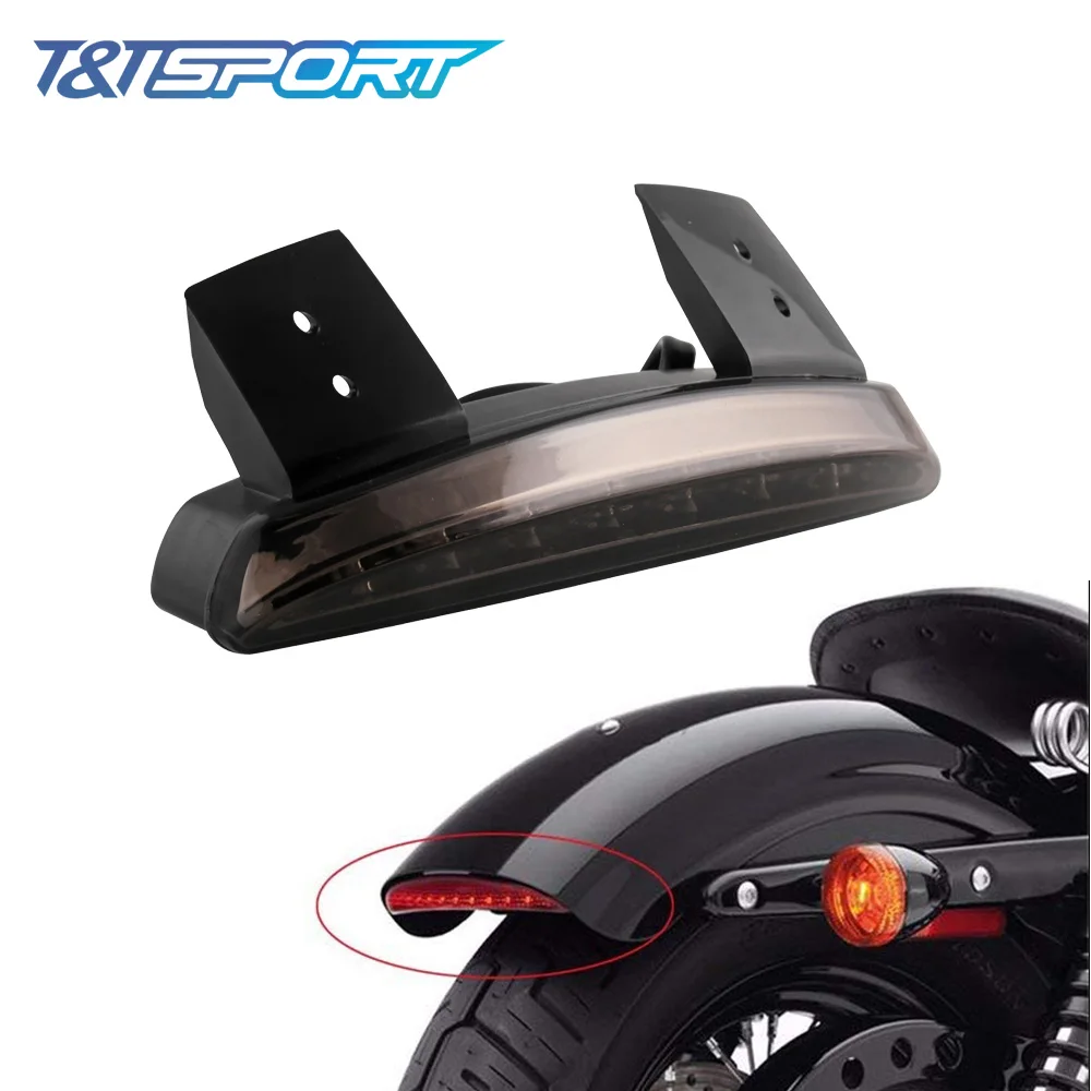 Мотоцикл светодиодный фонарь светильник лампы двигатель Cafe Racer заднее крыло край
