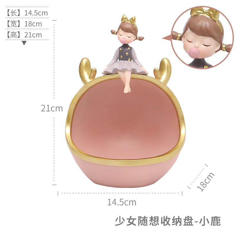 If lovely bubble girl desktop practical candy storage ornaments creative resin home porch box
If lovely bubble girl desktop practical candy storage ornaments creative resin home porch box