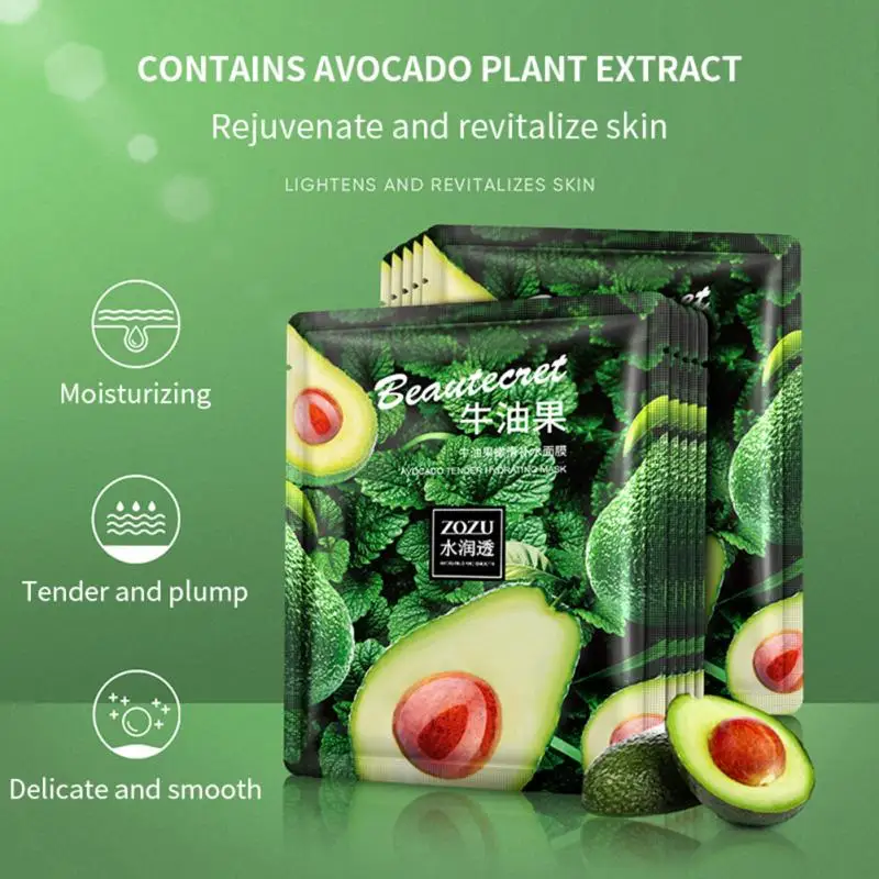 Avocado Smoothing And Moisturizing Facial Mask Sheets Skin Care Face Care Beauty Moisturizing Nourishing Mask TSLM1
Avocado Smoothing And Moisturizing Facial Mask Sheets Skin Care Face Care Beauty Moisturizing Nourishing Mask TSLM1