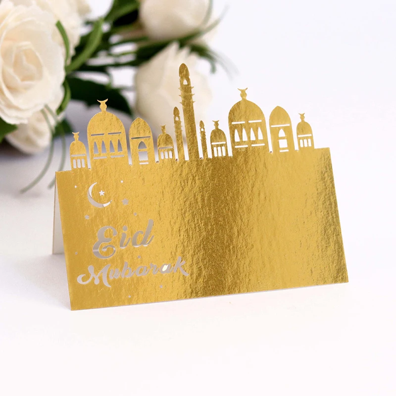 20Pcs EID MUBARAK Laser Cut Paper Card Ramadan Decoration Muslim Party Decoration Islam Gifts Eid Al Adha Ramadan Kareem
20Pcs EID MUBARAK Laser Cut Paper Card Ramadan Decoration Muslim Party Decoration Islam Gifts Eid Al Adha Ramadan Kareem