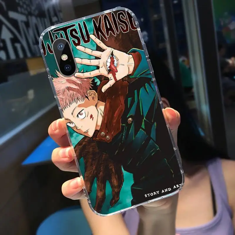 Jujutsu Kaisen Anime Phone Case Transparent for iPhone 11 12 mini pro XS MAX 8 7 6 6S Plus X 5S SE 2020 XR 
Jujutsu Kaisen Anime Phone Case Transparent for iPhone 11 12 mini pro XS MAX 8 7 6 6S Plus X 5S SE 2020 XR