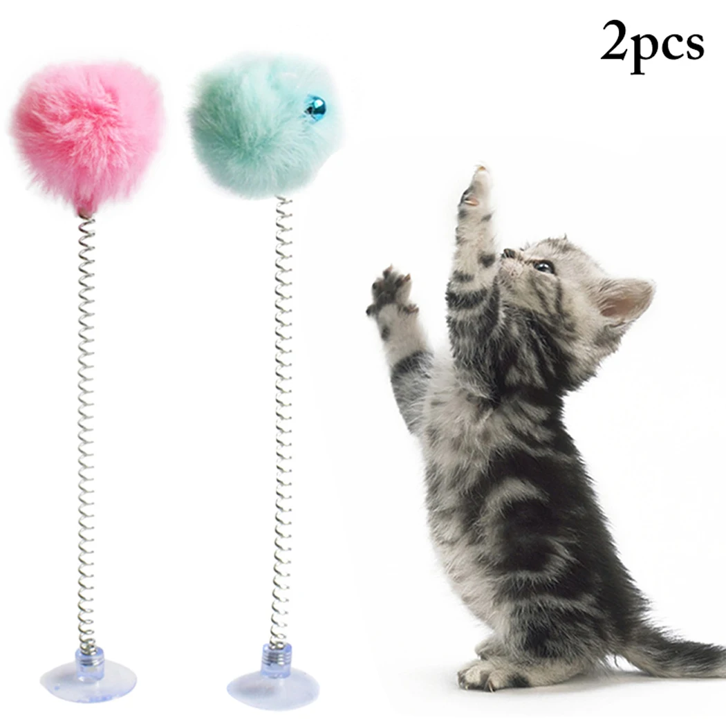 2PCS Cat Toys Funny Cats Plush Ball Shape Toy Interactive Kitten Teaser Wand Catnip Toy Pet Products With Bottom Sucker Elastic
2PCS Cat Toys Funny Cats Plush Ball Shape Toy Interactive Kitten Teaser Wand Catnip Toy Pet Products With Bottom Sucker Elastic