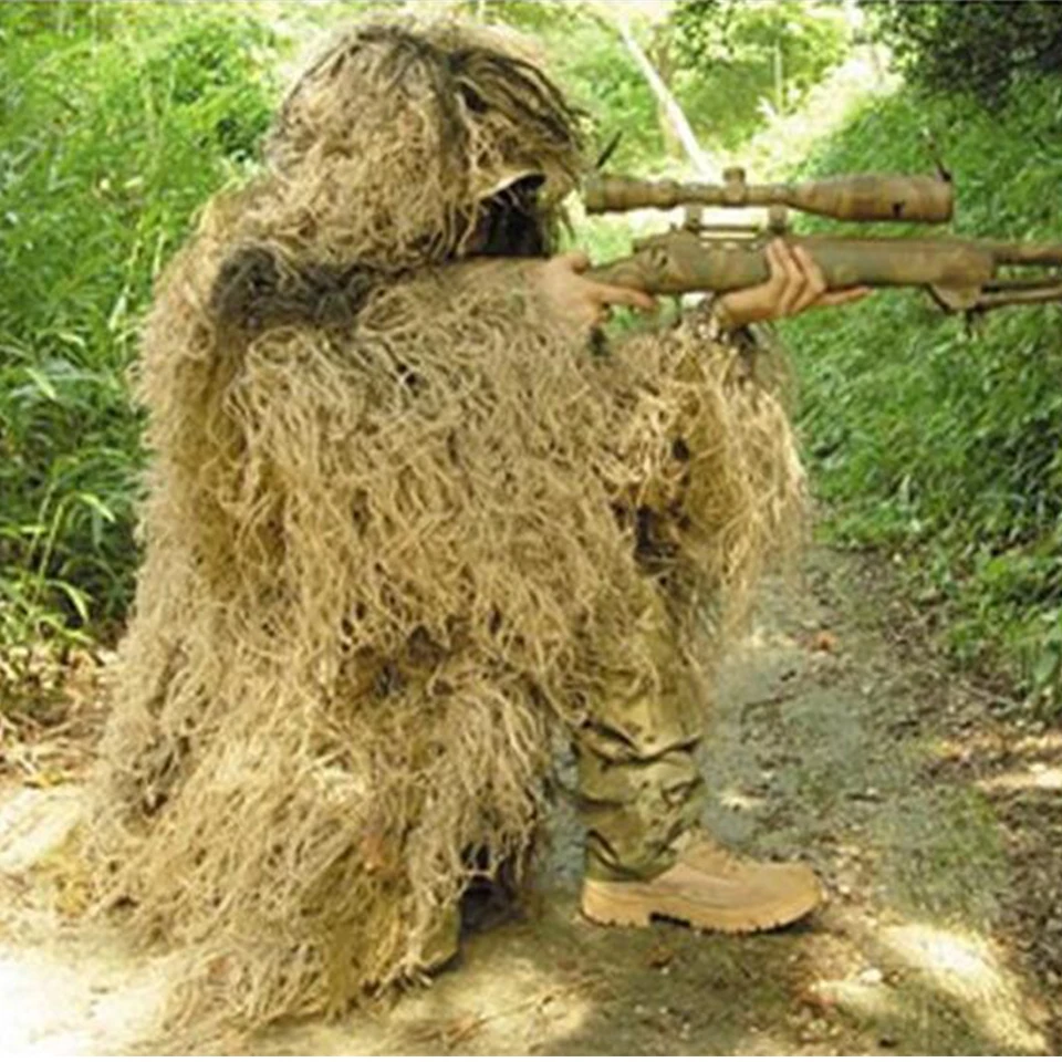 Универсальный Камуфляжный костюм 3D Ghillie для охоты, военный тактический снайперский комплект с сумкой
Универсальный Камуфляжный костюм 3D Ghillie для охоты, военный тактический снайперский комплект с сумкой