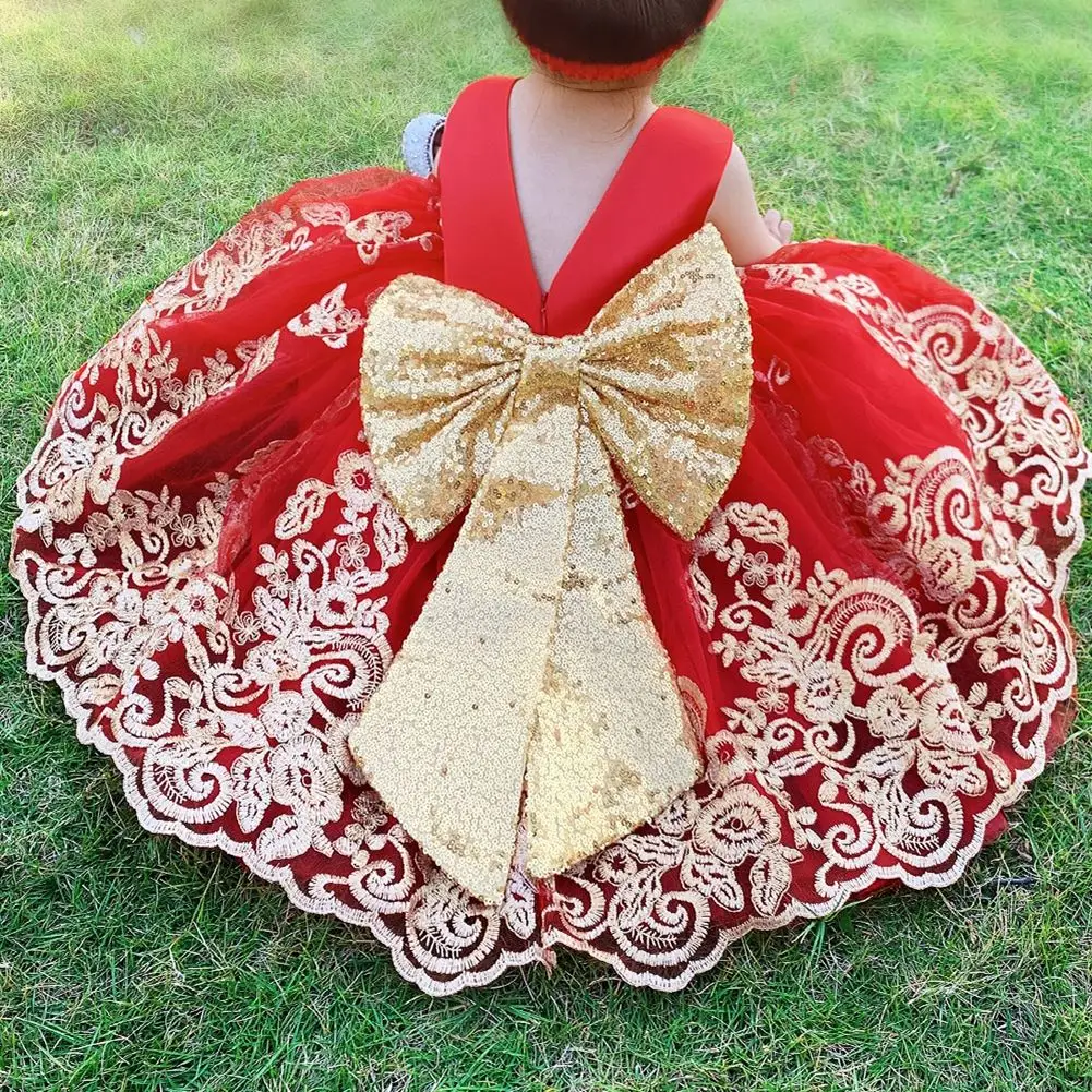 Big Bow Red Backless Princess Dress Baby Girl Vintage Ceremony Party Dress Toddler Tulle Tutu Prom Gown Birthday Costume For 0-2
Big Bow Red Backless Princess Dress Baby Girl Vintage Ceremony Party Dress Toddler Tulle Tutu Prom Gown Birthday Costume For 0-2