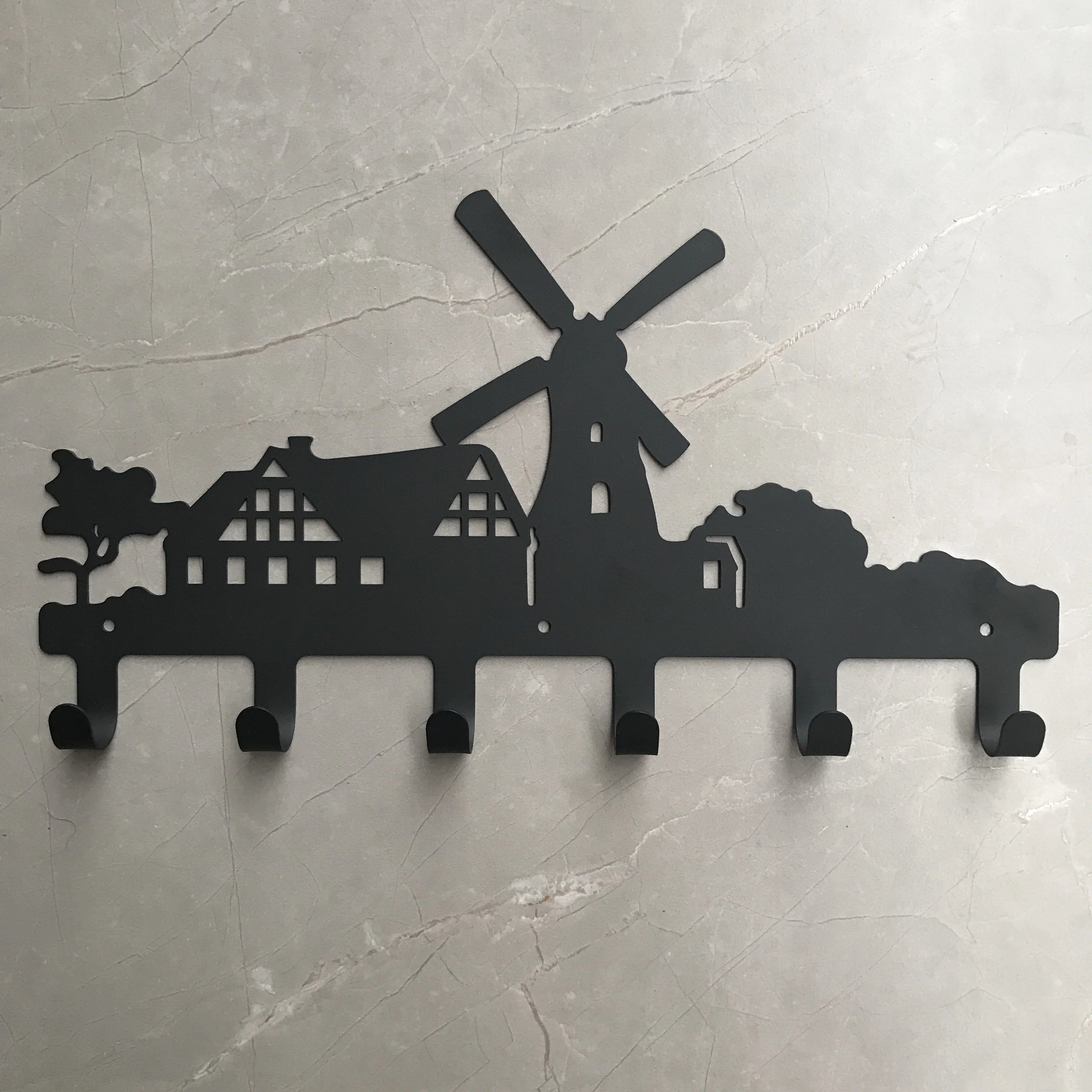 Home Kitchen Bathroom Holland Windmill Design Robe Hook 6 Hooks Coat/Hat/Bag/Key Unique Style Wall Hanger Home Improvement Decor
Home Kitchen Bathroom Holland Windmill Design Robe Hook 6 Hooks Coat/Hat/Bag/Key Unique Style Wall Hanger Home Improvement Decor