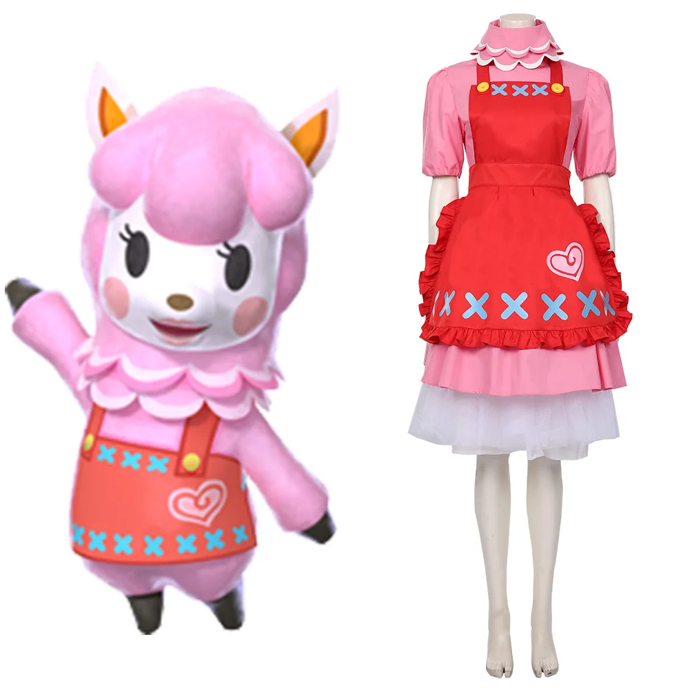 Cosplay Animal Reece Dress Costume Femal Pink Maid Dress Halloween Carnival Costumes
Cosplay Animal Reece Dress Costume Femal Pink Maid Dress Halloween Carnival Costumes