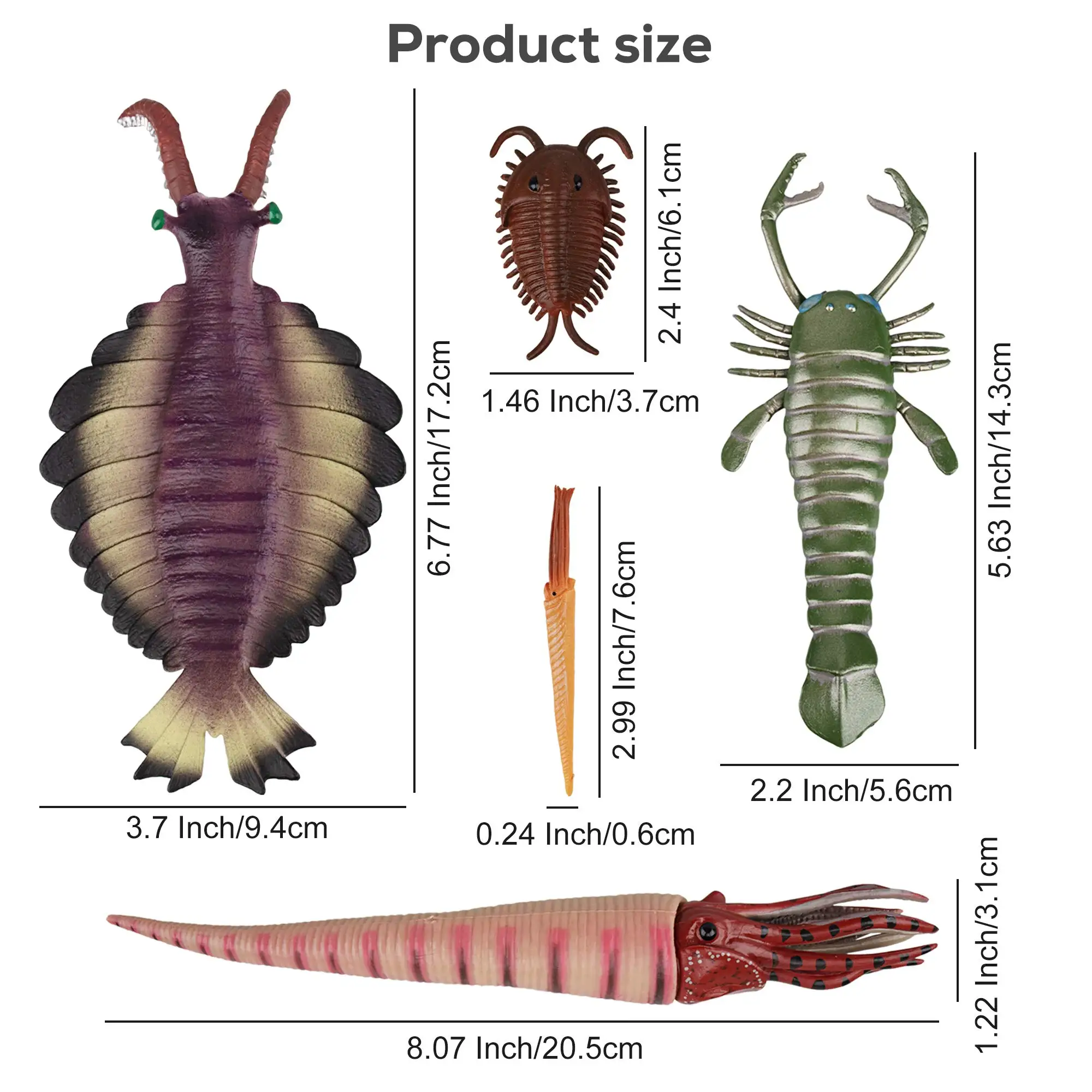 10PCS Sea Creature Action Figure Animal Figurines, Plastic Ancient Marine Animal Toy Figures Educational Learning Toys
10PCS Sea Creature Action Figure Animal Figurines, Plastic Ancient Marine Animal Toy Figures Educational Learning Toys