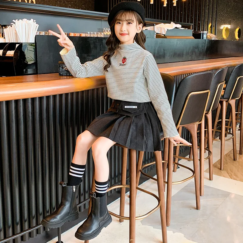 Зимние Футболки с длинным рукавом для девочек, детские вельветовые Теплые футболки, детские топы в полоску, пуловер для девочек, одежда для ...
Зимние Футболки с длинным рукавом для девочек, детские вельветовые Теплые футболки, детские топы в полоску, пуловер для девочек, одежда для ...